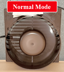 Figure shows the normal mode.