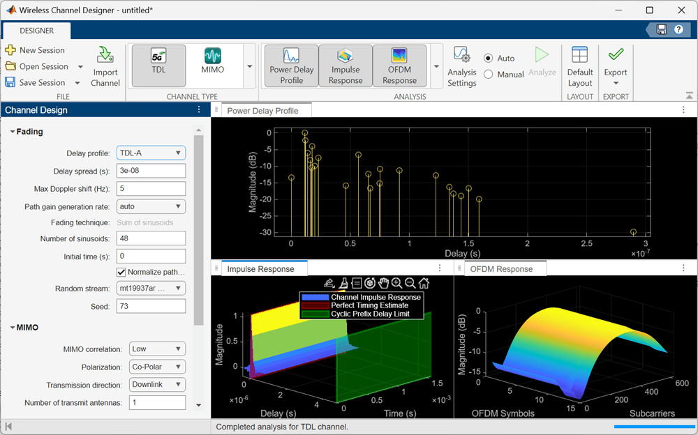 App-Based 5G NR Channel Design and Analysis