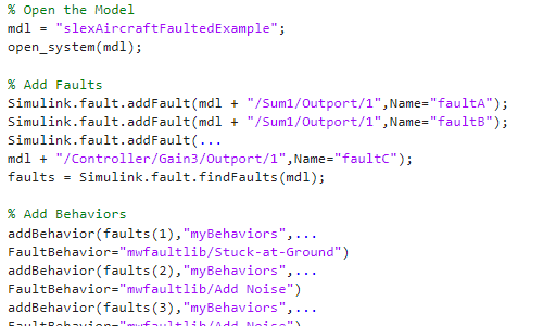 Add and Configure Faults Programmatically