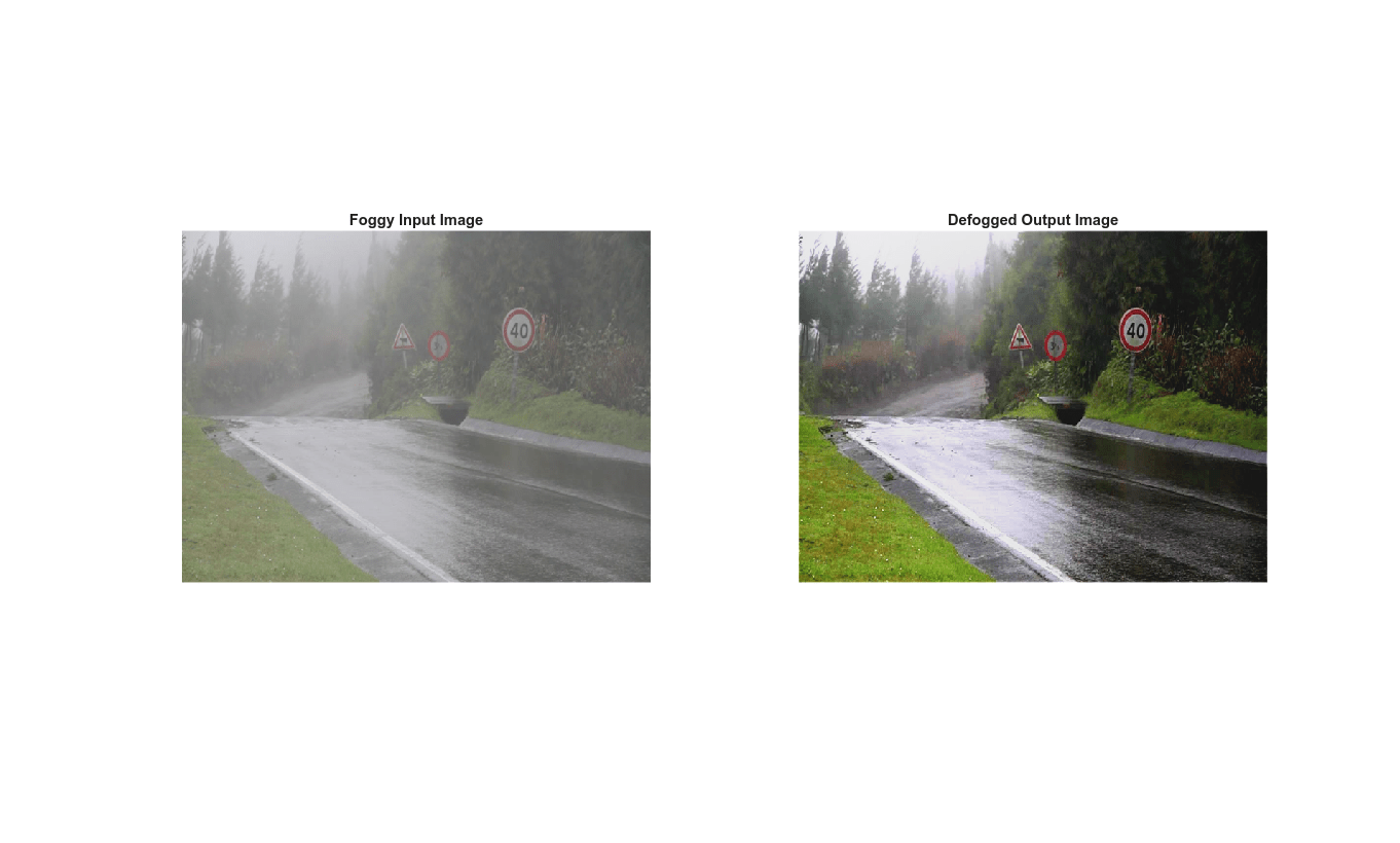 GPU Code Generation for a Fog Rectification Simulink Model