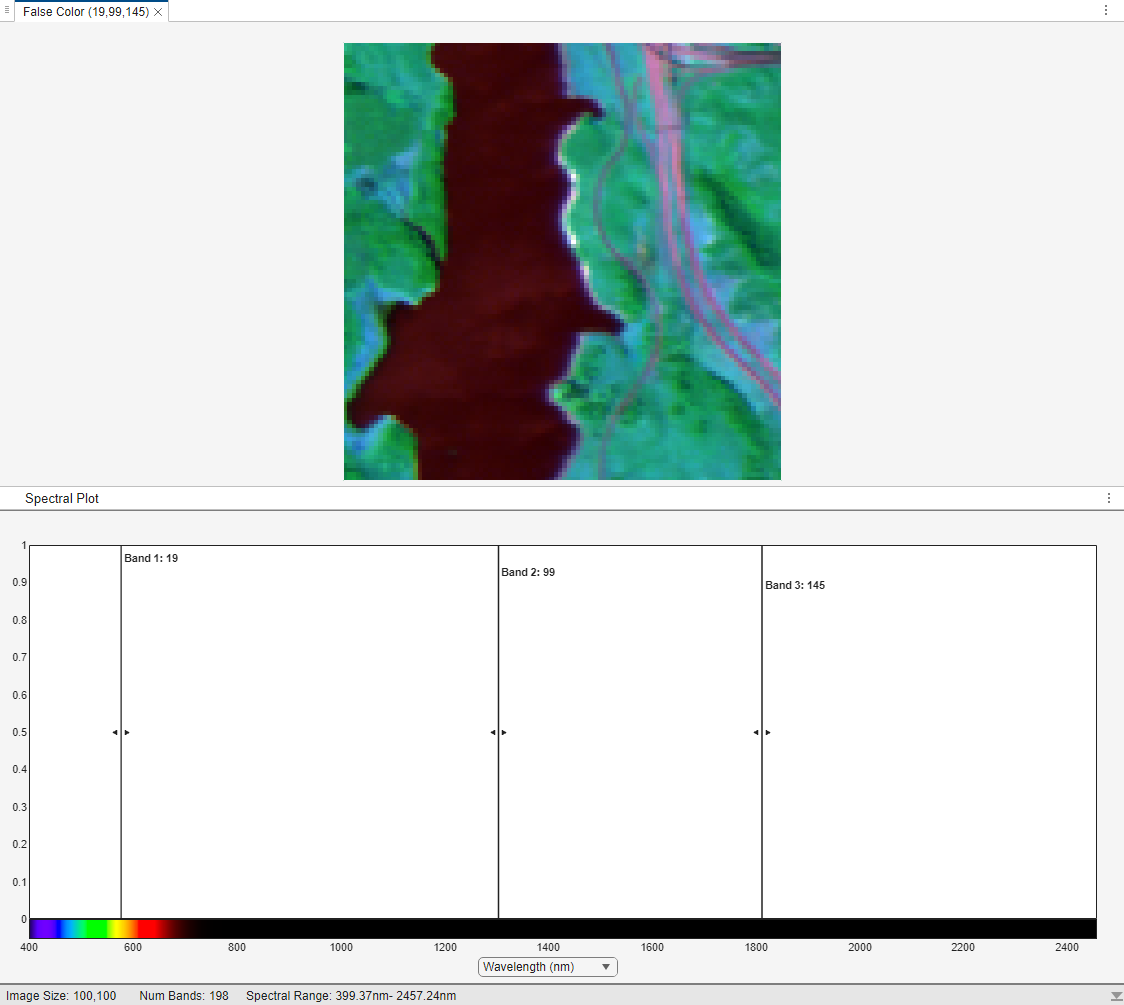 Hyperspectral Viewer False Color View