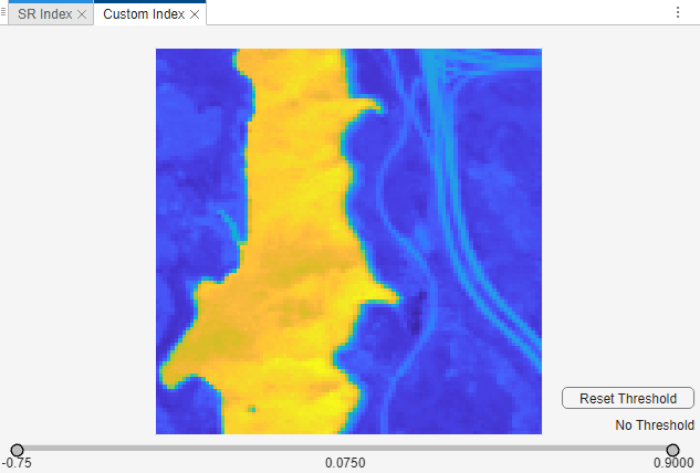 Hyperspectral Viewer Custom Spectral Index View