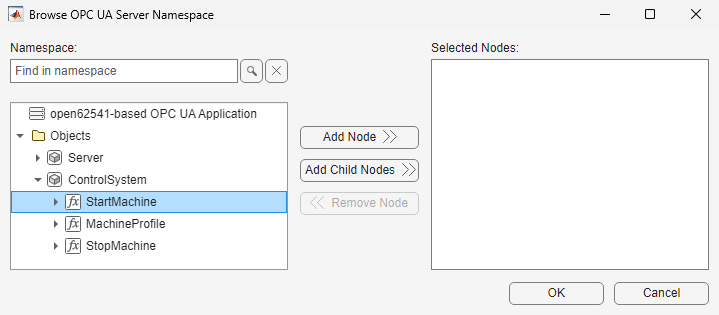 Call Method Nodes from OPC UA Client
