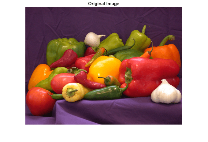 Figure contains an axes object. The hidden axes object with title Original Image contains an object of type image.