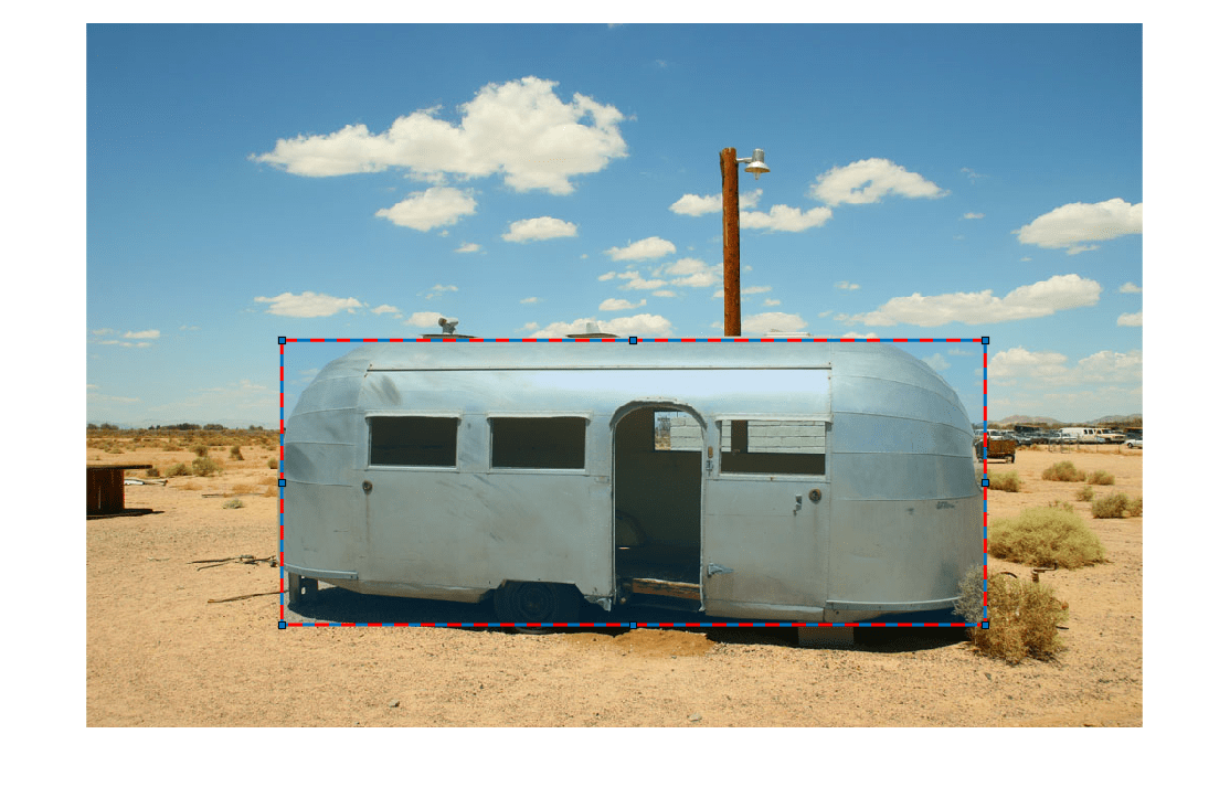 Figure contains an axes object. The hidden axes object contains 2 objects of type image, images.roi.rectangle.