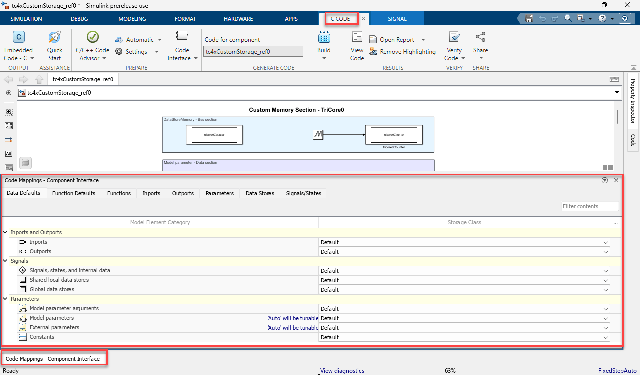 Custom Storage Class for Infineon AURIX TC4x Microcontrollers