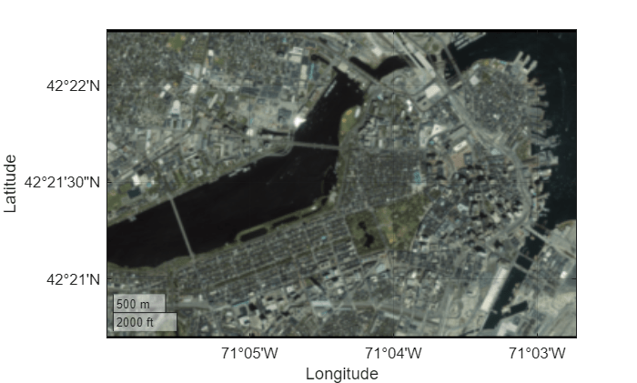 Figure contains an axes object with type geoaxes. The geoaxes object is empty.