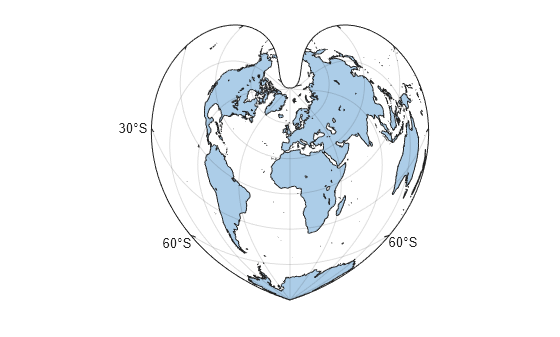 Figure contains an axes object with type mapaxes. The mapaxes object contains an object of type polygon.