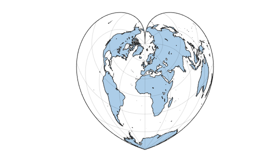 Figure contains an axes object with type mapaxes. The mapaxes object contains an object of type polygon.
