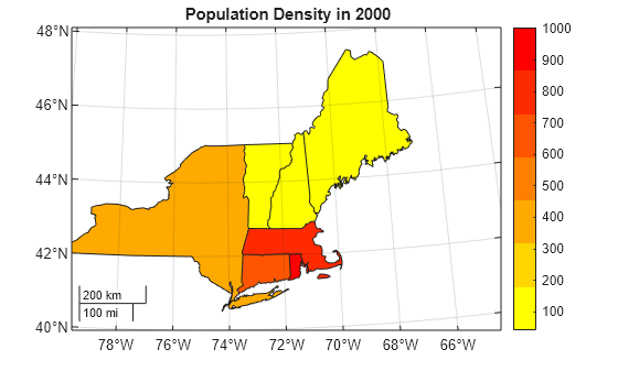 Figure contains an axes object with type mapaxes. The mapaxes object contains an object of type polygon.
