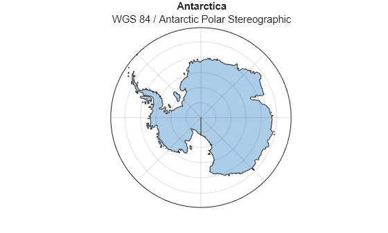Figure contains an axes object with type mapaxes. The mapaxes object contains an object of type polygon.