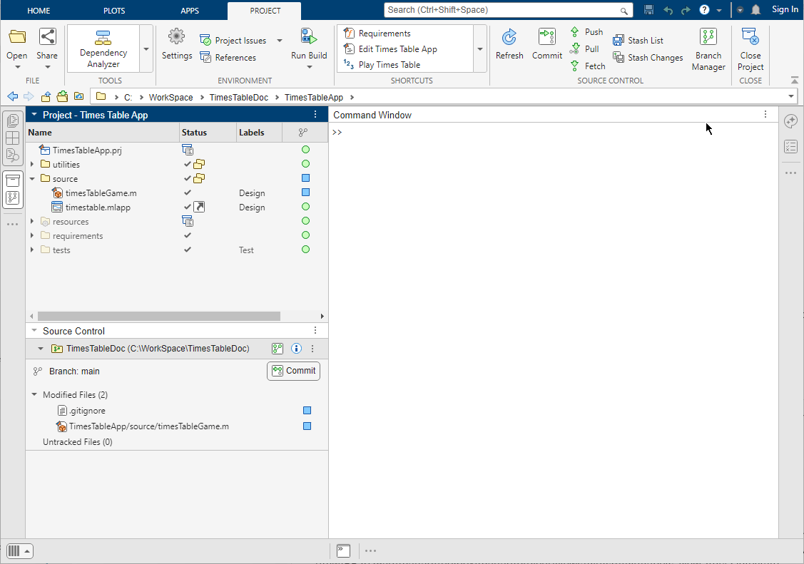 Explore an Example Project