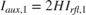 $I_{aux,1} = 2HI_{rfl,1}$