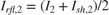 $I_{rfl,2} = (I_2 + I_{sh,2})/2$