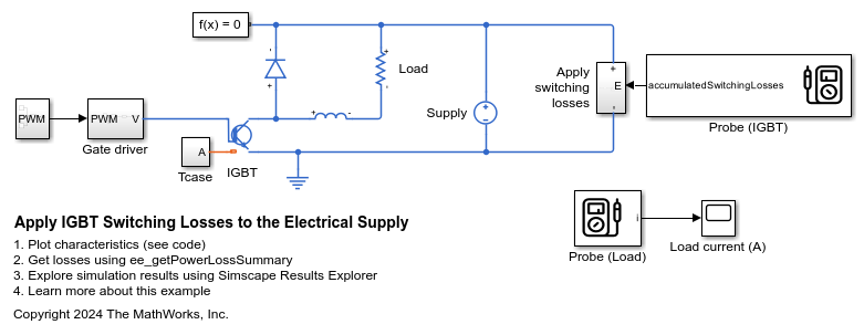 Apply IGBT Switching Losses to Electrical Supply