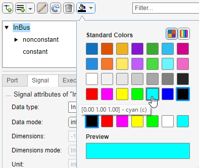 Pointer paused on cyan