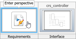 The mouse points to the Requirements button in the lower-right corner.