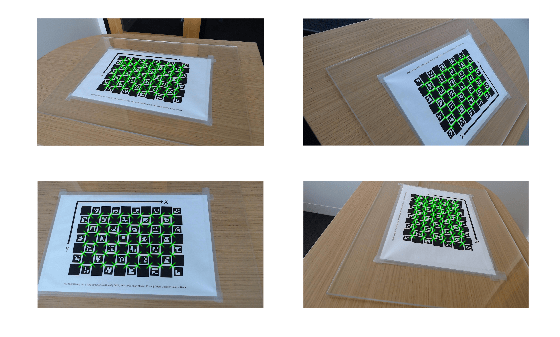 Figure contains 4 axes objects. Hidden axes object 1 contains 2 objects of type image, line. One or more of the lines displays its values using only markers Hidden axes object 2 contains 2 objects of type image, line. One or more of the lines displays its values using only markers Hidden axes object 3 contains 2 objects of type image, line. One or more of the lines displays its values using only markers Hidden axes object 4 contains 2 objects of type image, line. One or more of the lines displays its values using only markers