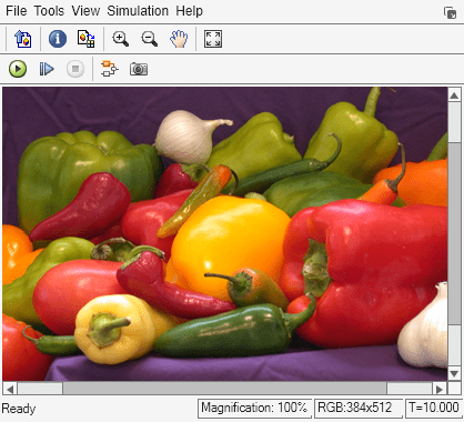 Figure Input Image contains an axes object and other objects of type uiflowcontainer, uimenu, uitoolbar. The hidden axes object contains an object of type image.