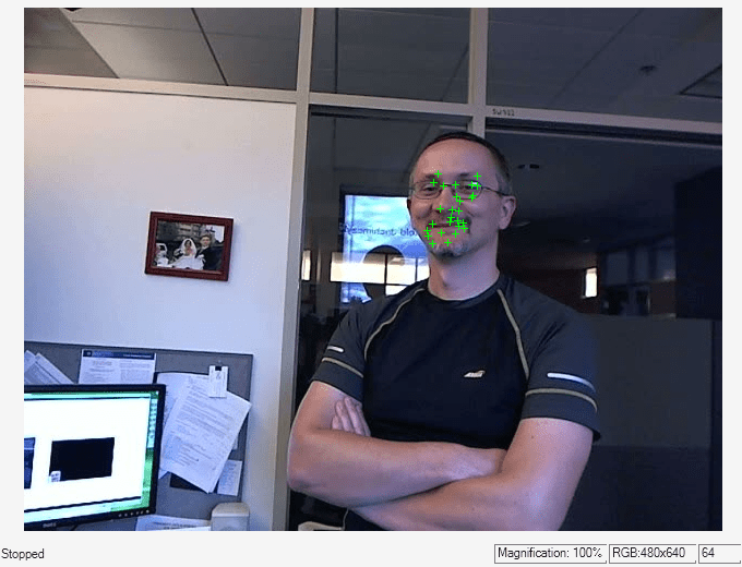 Track a Face in Scene