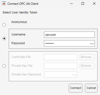Select User Identity Token