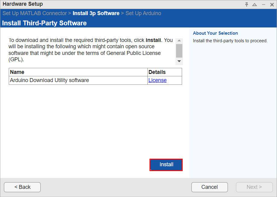 Install third-party software