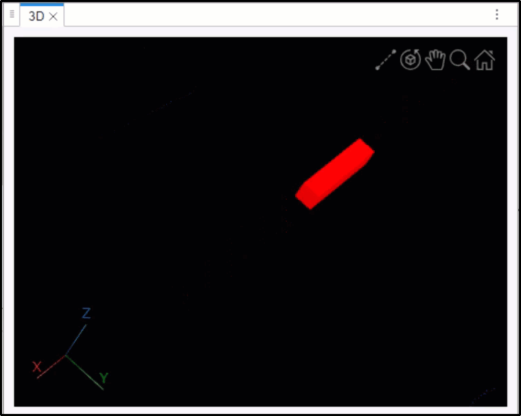3D Viewer of the ROS Bag Viewer App