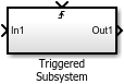 Add a Triggered Subsystem block to your model.