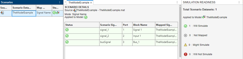 Results table from selecting Check Map Readiness