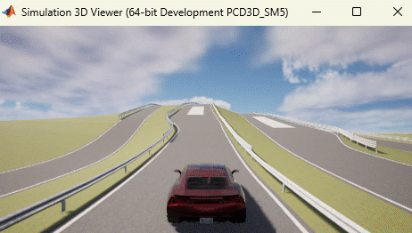 Simulate Vehicle Dynamics in ZalaZONE Automotive Proving Ground 3D Scene